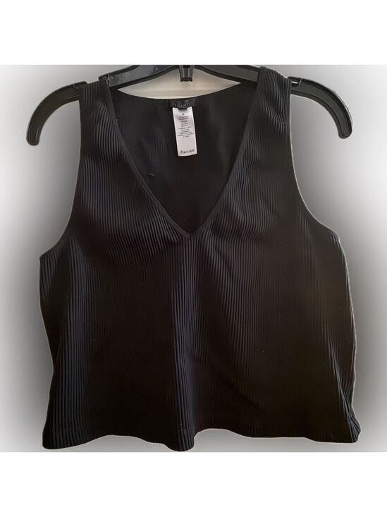 Dynamite Tops - 3 for $20 ⭐️ Dynamite Medium Black V-Neck Sleeveless Ribbed Top